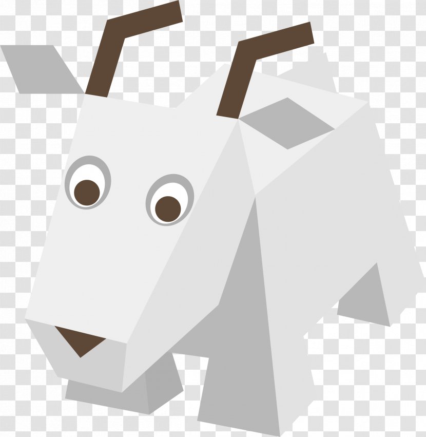 Vector Graphics Cat Dog Sheep Horse - Material - Cute Lamb Transparent PNG