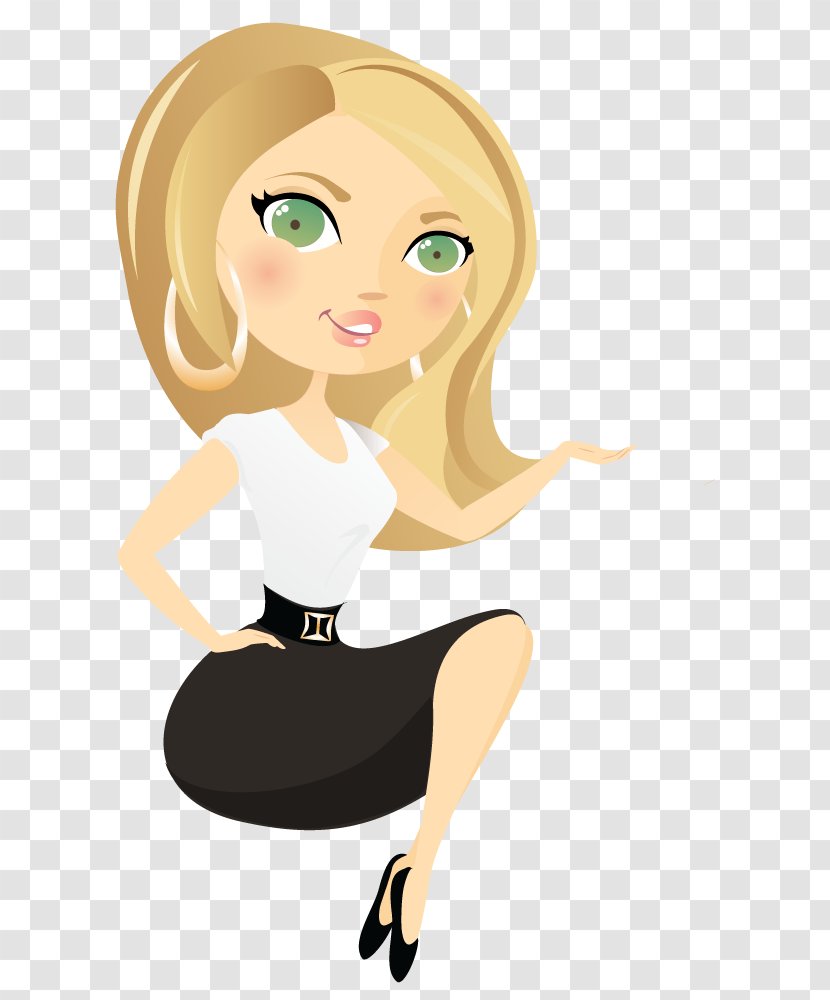 Fashion Doll Drawing Clip Art - Silhouette Transparent PNG