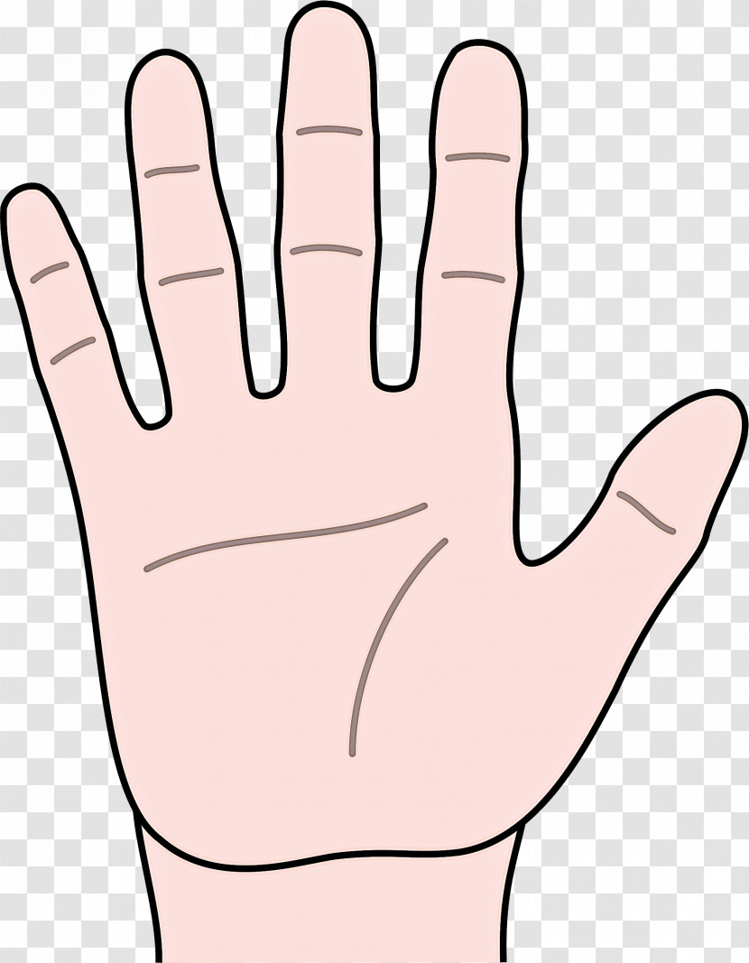 Finger Hand Line Thumb Gesture Transparent PNG