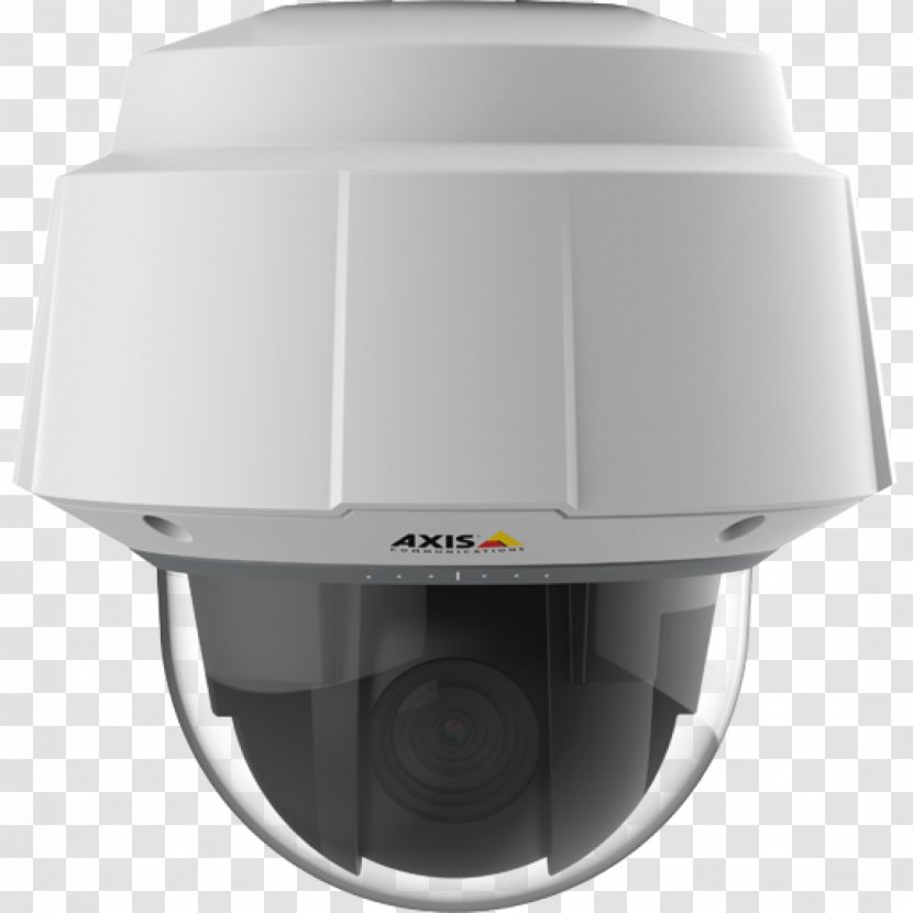 IP Camera Pan–tilt–zoom Axis Q6054-E (0905-002) Closed-circuit Television - Monochrome Transparent PNG