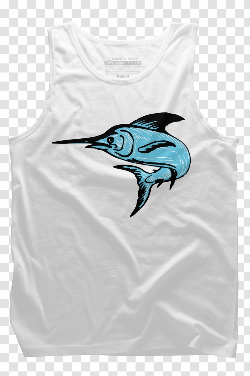 T-shirt Sleeveless Shirt Marlin Fishing Gilets - Tshirt Transparent PNG