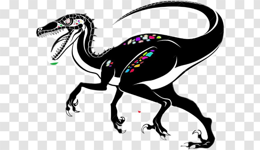 Velociraptor Clip Art Vector Graphics Tyrannosaurus Illustration - Artwork - Dinosaur Transparent PNG