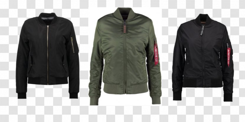 Leather Jacket MA-1 Bomber Alpha Industries Clothing Fashion - Online Shopping Transparent PNG