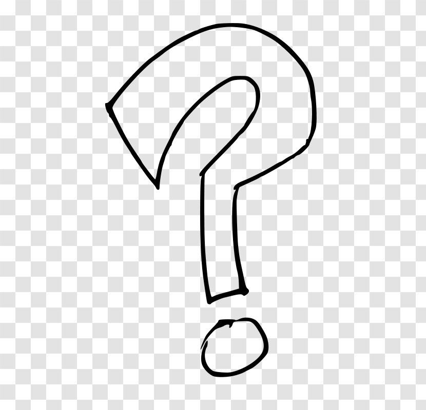 Question Mark Clip Art - White - Drawing Transparent PNG