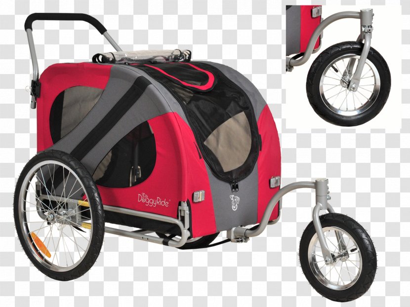 DoggyRide Jogging Bicycle Trailers - Dog Transparent PNG