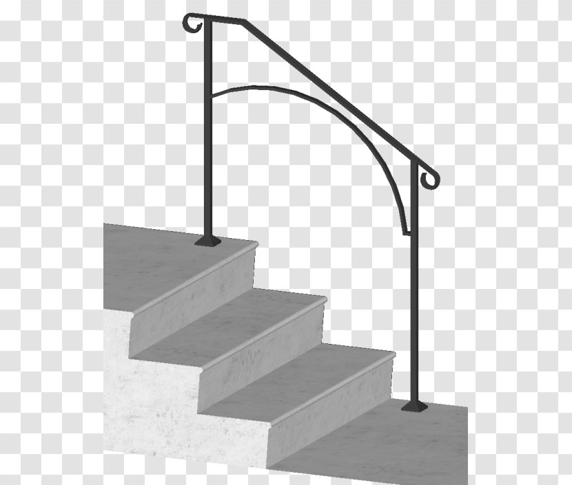 Handrail Stairs Gate Pom D'escala Arch - Steel Transparent PNG