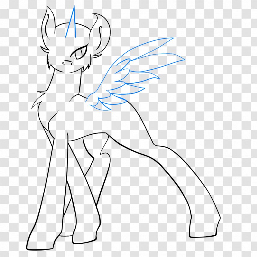 Pony Line Art /m/02csf DeviantArt - Cartoon Transparent PNG