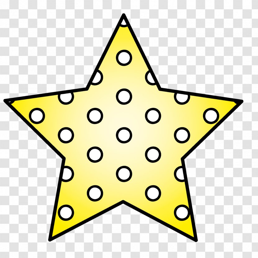 Appliqué Christmas Stars Five-pointed Star Pattern - Yellow Transparent PNG