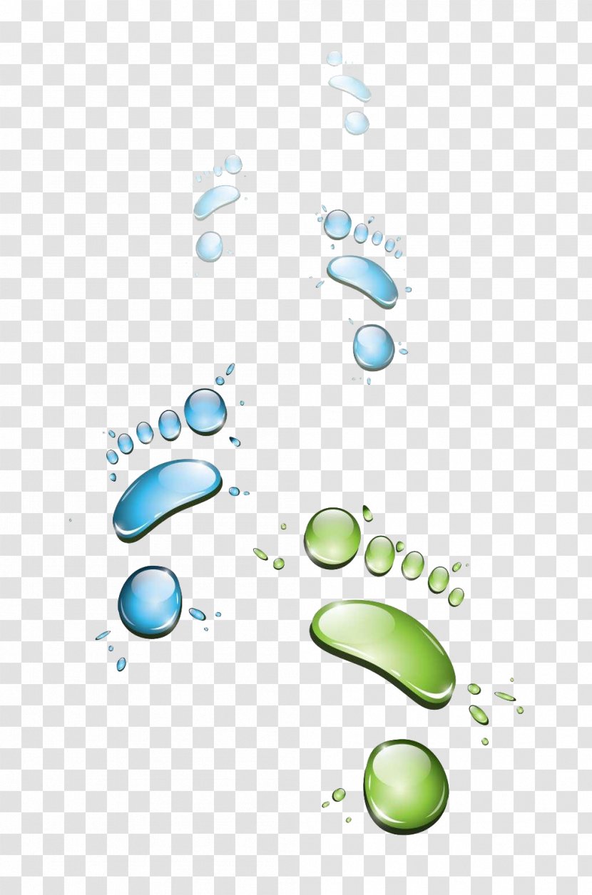 Footprint Green - Creative Footprints Transparent PNG