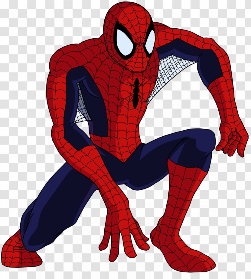 Spider-Man Drawing Marvel Cinematic Universe Art - Cartoon - Spider-man Transparent PNG