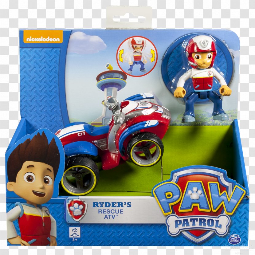 Paw Patrol Rubble's Digg'n Bulldozer, Vehicle And Figure Car Transparent PNG