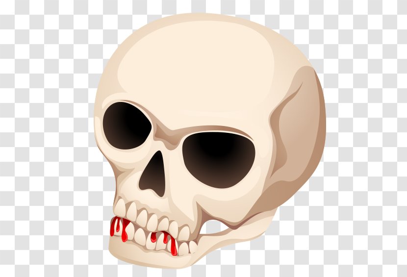 Halloween Monster Clip Art - Bone - Skull Transparent PNG