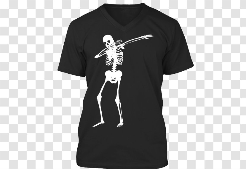 T-shirt Human Skeleton Hoodie Clothing - T Shirt - Hip-hop Men And Women Transparent PNG