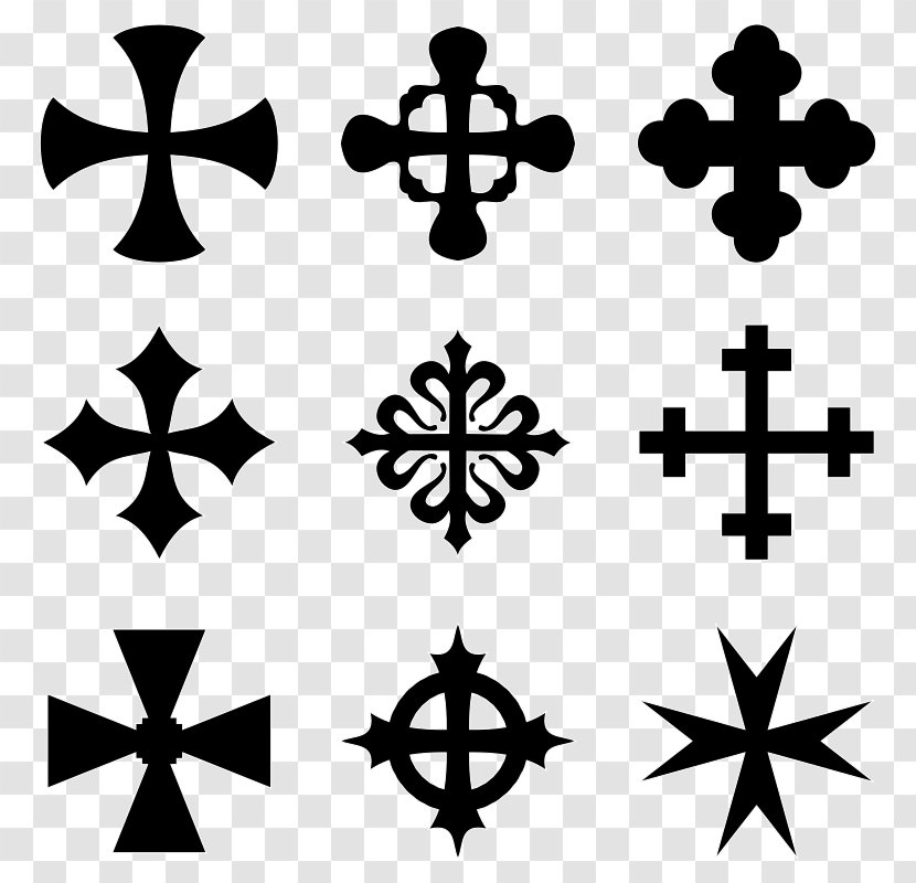 Crosses In Heraldry Symbol - Symmetry - Roll Up Transparent PNG