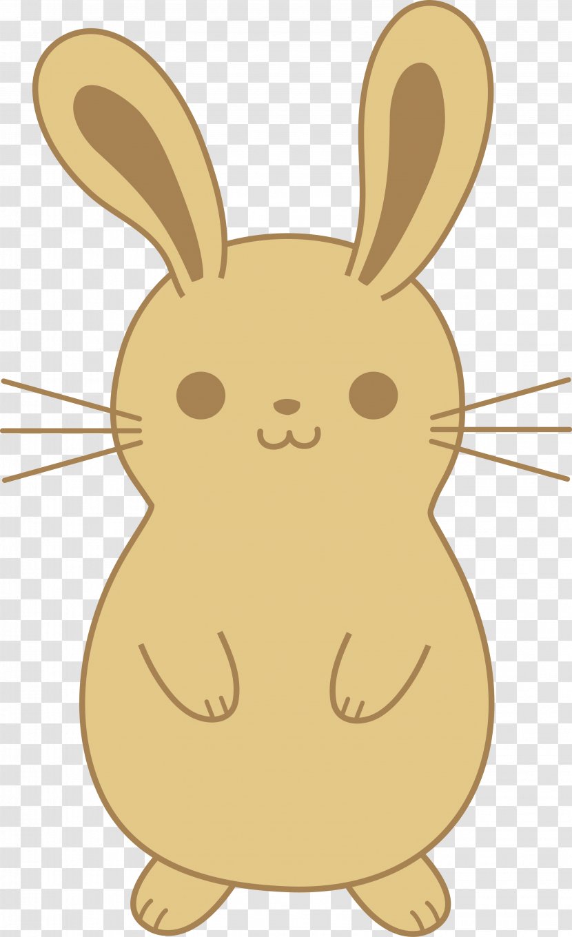 Easter Bunny Rabbit Cuteness Drawing Clip Art - Cliparts Transparent PNG