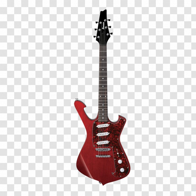 Ibanez Electric Guitar Guitarist Shred - Bass - Art Red Transparent PNG