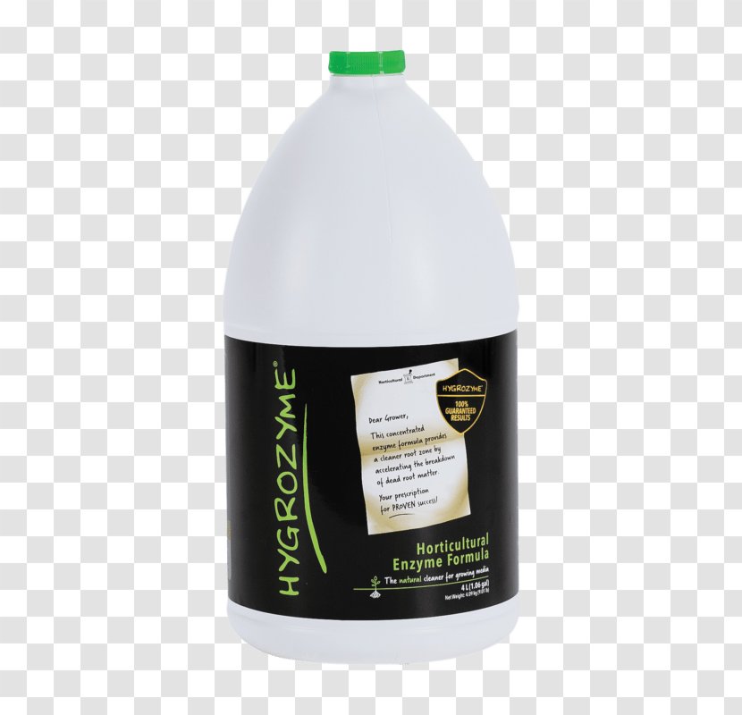 Hygrozyme Horticultural Enzymatic Formula 20 Liter Sipco Enzyme Cleaning Product, 4 L Nutrient - Cellulase - 5 Gallon Bucket Green Transparent PNG