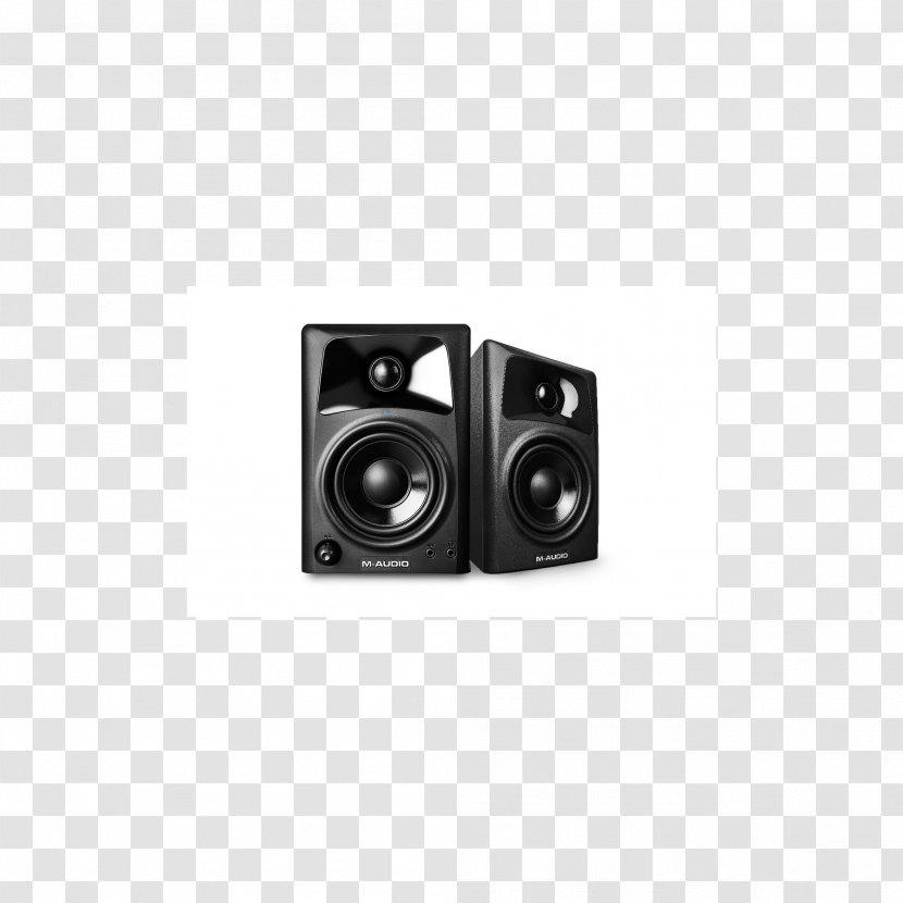 M-Audio AV32 / AV42 Studio Monitor Audio Mixers Loudspeaker - Sound Box Transparent PNG