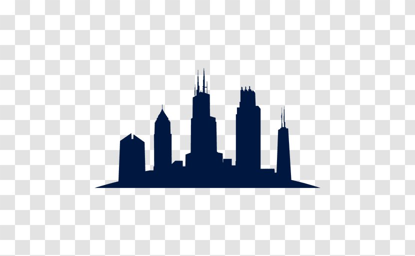 Chicago Skyline Silhouette - City Transparent PNG