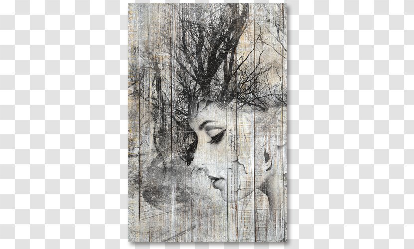 Painting Branch Wood Portrait Tree - Palette Transparent PNG