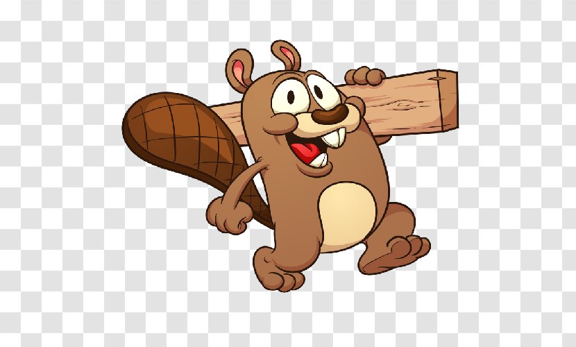 Beaver Cartoon Drawing Transparent PNG