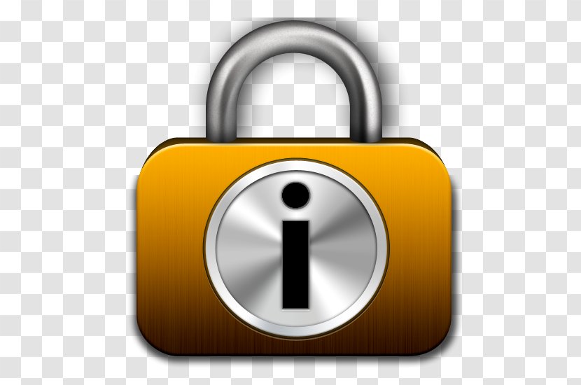 Padlock Symbol - Hardware Accessory Transparent PNG