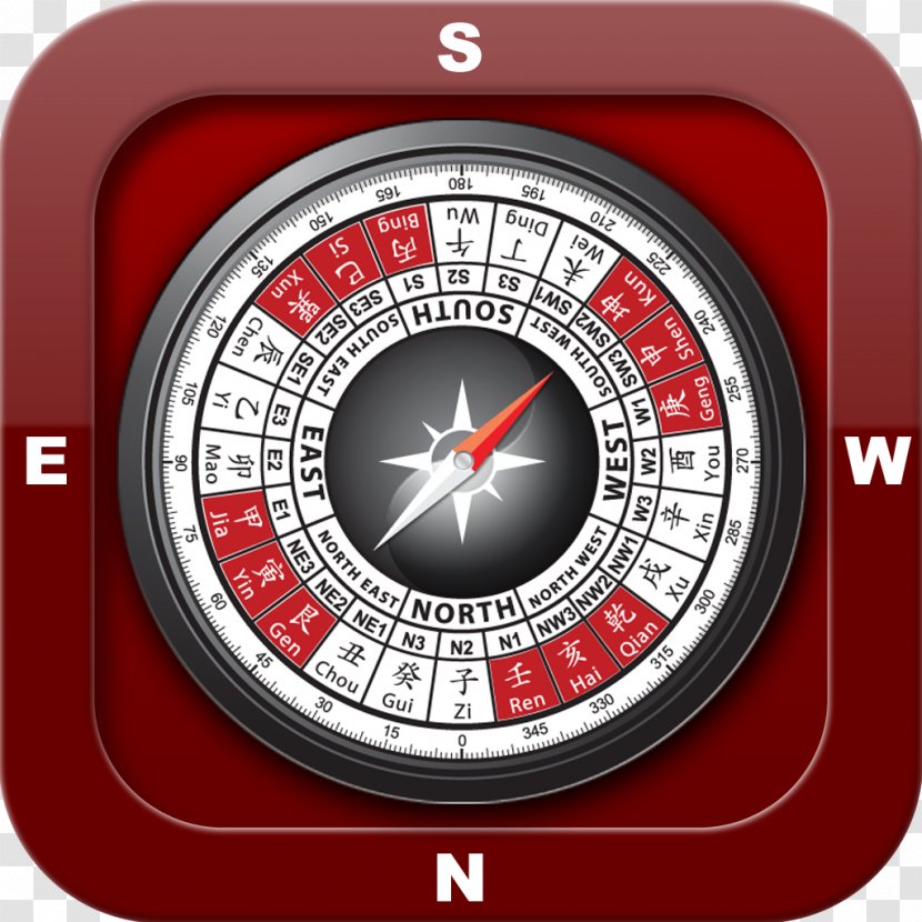 Google Play Feng Shui Measuring Instrument - Compass Transparent PNG