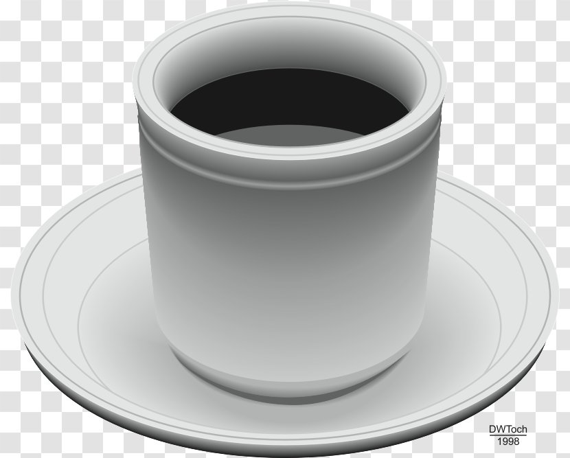 Coffee Cup Ristretto Bean - Halftone Transparent PNG