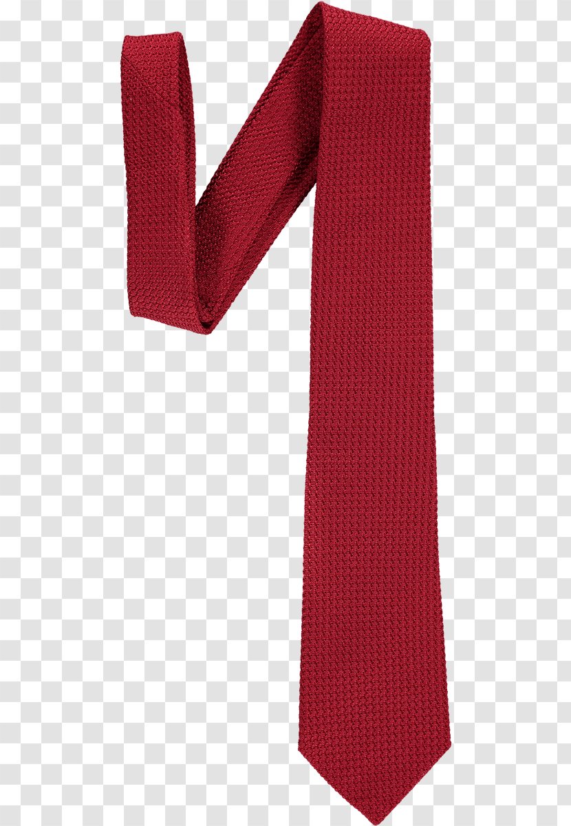 Necktie Maroon - Red Silk Cloth Transparent PNG