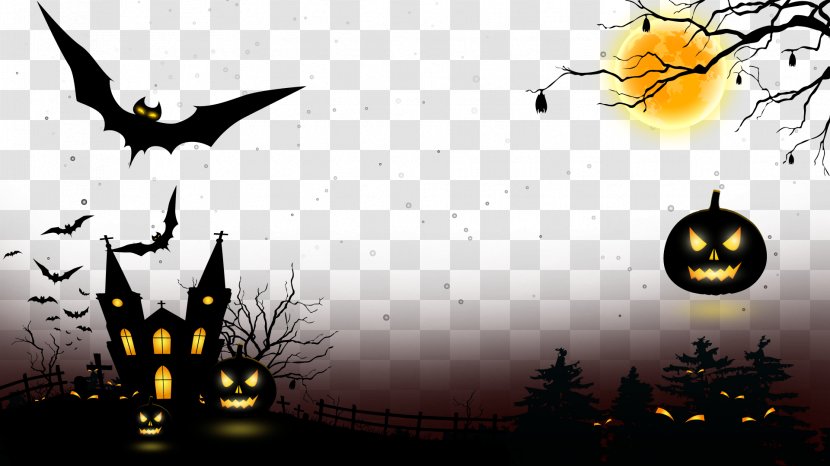 Halloween Computer File - Wallpaper - Posters Transparent Background Transparent PNG
