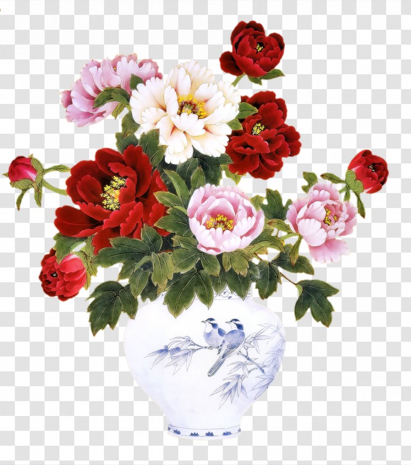 Flower Bouquet Floral Design Cut Flowers - Arranging - Peonies Transparent PNG