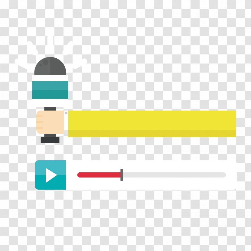 Laptop Responsive Web Design - Yellow - Pen And Thermometer Transparent PNG