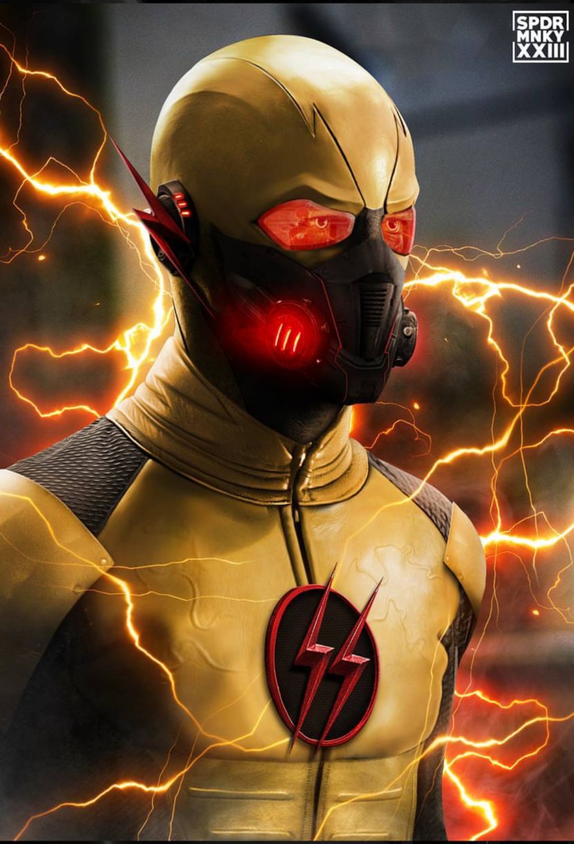 The Flash Eobard Thawne Crisis On Earth-X Arrowverse - Frame Transparent PNG
