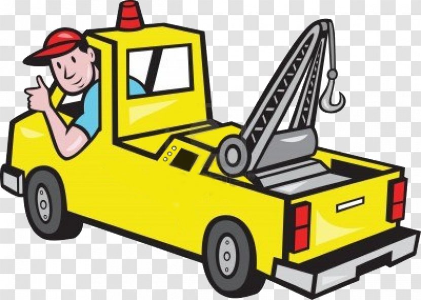 Car Tow Truck Towing Vehicle - Flatbed - Repair Transparent PNG