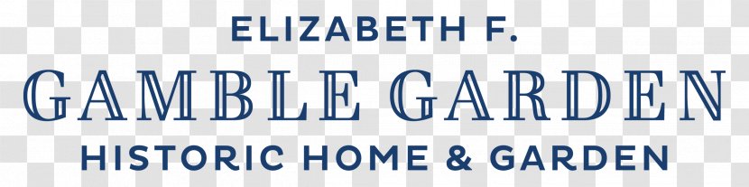 Elizabeth F. Gamble Garden House & Logo - Palo Alto Transparent PNG