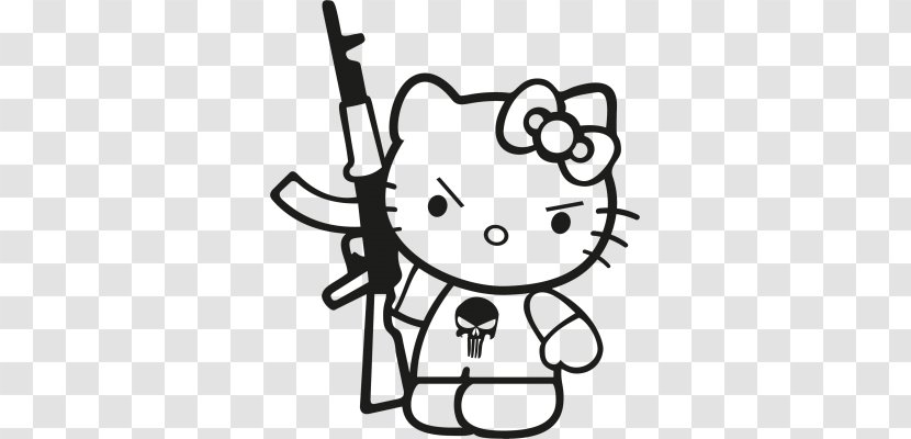 Hello Kitty Decal Sticker Sanrio Logo - Cartoon - Frame Transparent PNG