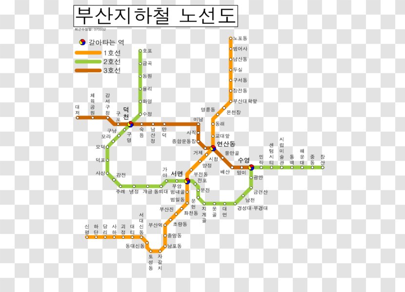 Busan Metro Line Land Lot Point - Text Transparent PNG