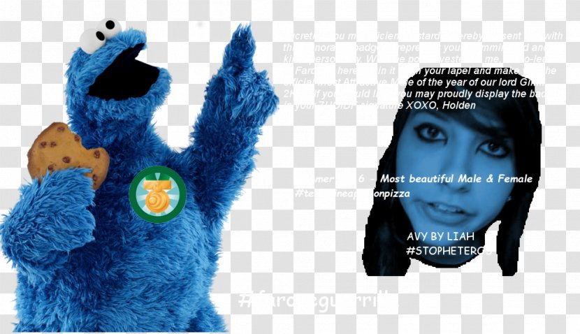 Cookie Monster Count Von Chocolate Chip Enrique Grover - Niqab Transparent PNG