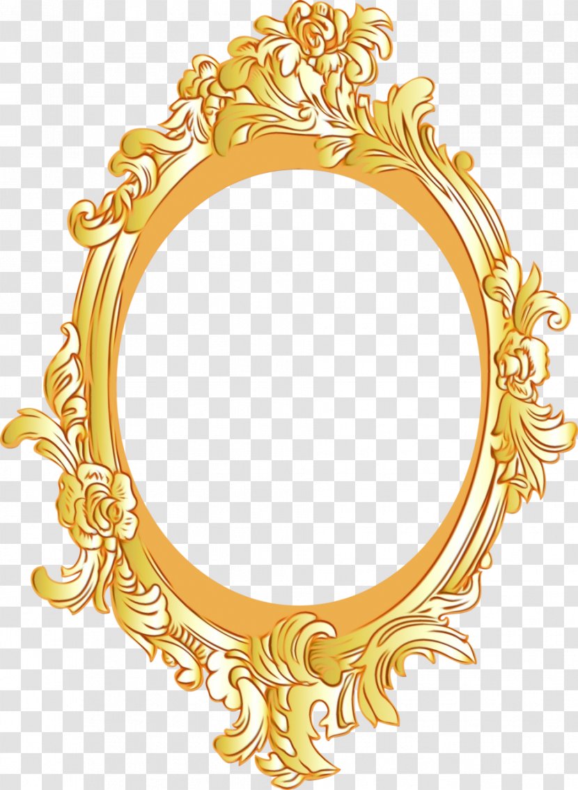 Gold Picture Frames - Drawing - Interior Design Jewellery Transparent PNG