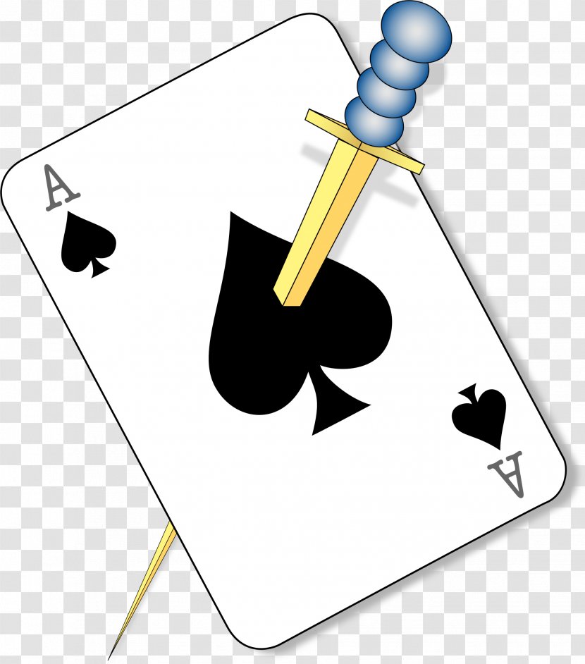 Ace Of Spades Playing Card 116th Air Refueling Squadron - Point Transparent PNG