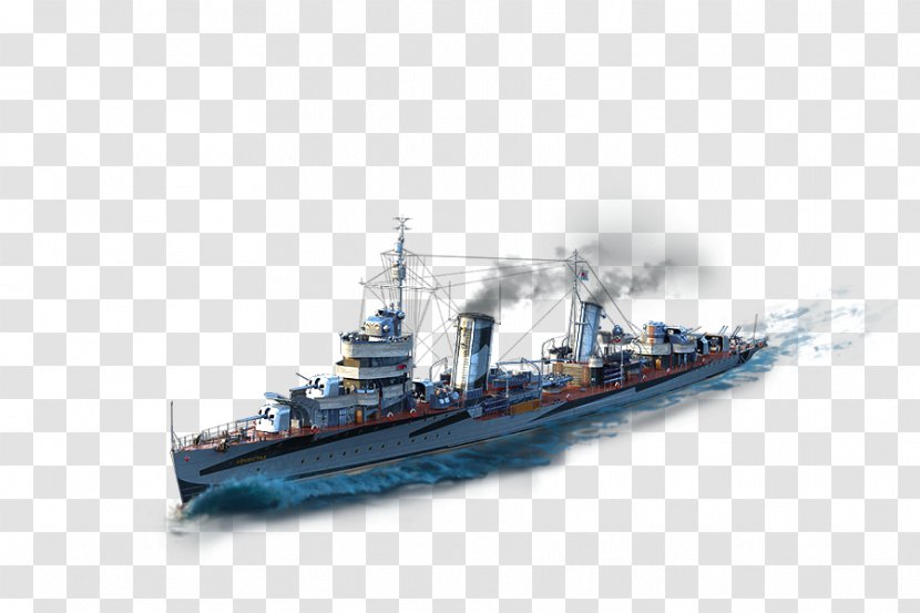 World Of Warships Heavy Cruiser Tanks German Admiral Graf Spee Destroyer - Ship Transparent PNG