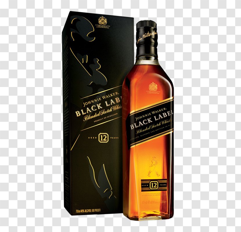 Blended Whiskey Scotch Whisky Distilled Beverage Johnnie Walker - Malt - Wine Transparent PNG