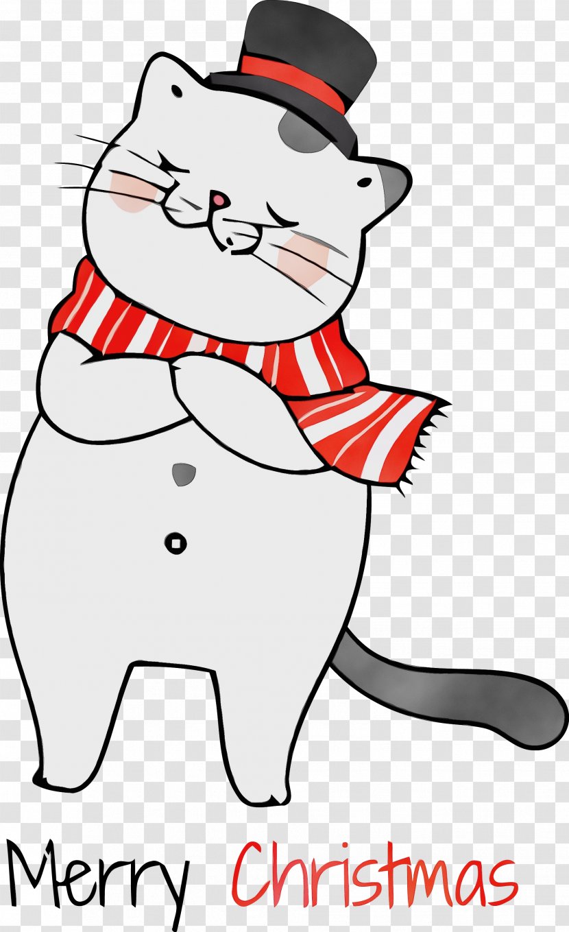 Cartoon Line Art Pleased Tail - Whiskers Transparent PNG