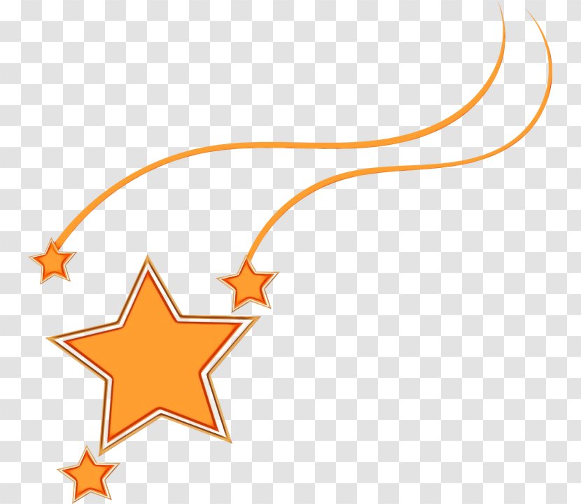 Yellow Star - Body Jewellery - Orange Beak Transparent PNG