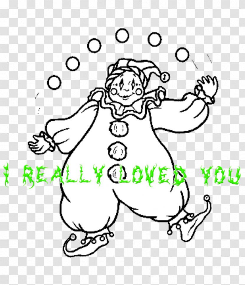 It Clown Circus Coloring Book Drawing - Flower Transparent PNG