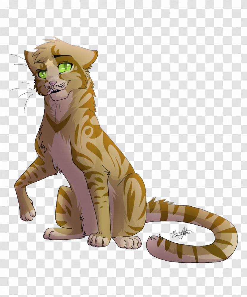 Cat Warriors Crookedstar's Promise Firestar - Big Cats - Native American Warrior Drawing Transparent PNG