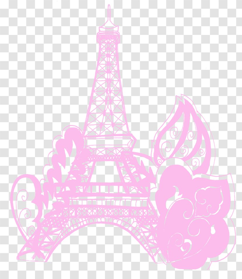 Eiffel Tower Drawing - Paris - Spire Magenta Transparent PNG