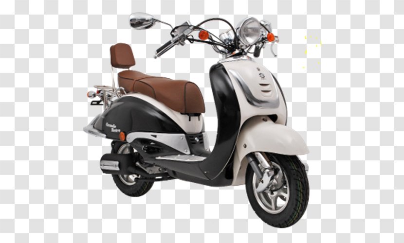Scooter Moped Motorcycle Vespa Four-stroke Engine - Retro European Style Transparent PNG