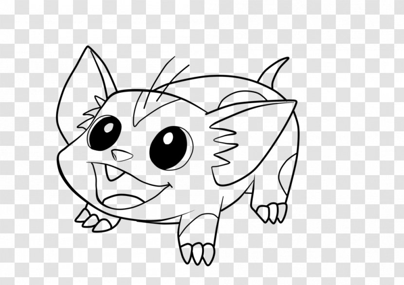 Whiskers Cat Drawing /m/02csf Clip Art - Cartoon Transparent PNG