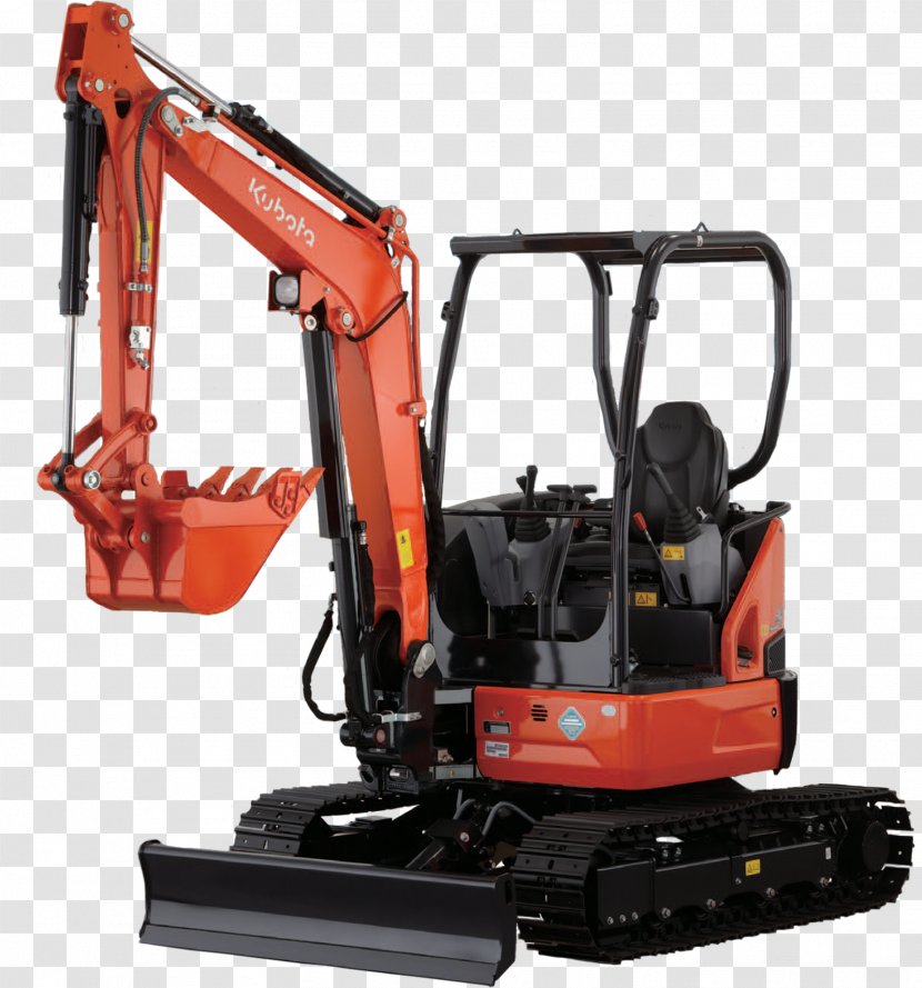 Compact Excavator Kubota Corporation Backhoe Loader - Digging Machine Transparent PNG